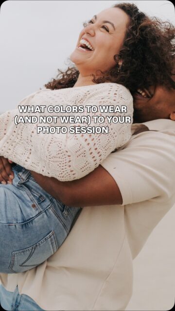 If your photographer has told you to stick to wearing neutral tones and avoid bright colors, this is exactly why! The highly pigmented & reflective colors cast weird shades on to your skin and while it’s possible to edit & correct, it’s going to look so much nicer when captured correctly in-camera. 

This can also apply to locations! If you pick a super lush green park with lots of green trees overhead and no clear sky, those skin tones are going to be green unless you have a photographer that can anticipate & plan for that. 

I promise there is a reason behind our suggestions! We’re not just sad beige photographers (mostly) 😂

——
San Diego wedding photographer - engagement family photo session - what to wear - outfit advice #sandiegoweddingphotographer #sandiegoweddings #sdphotographer #sandiegofamilyphotographer