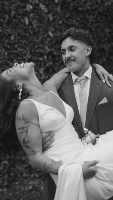 Hot take: the aisle exit is sweeter than the entrance 🤍

Vendor Tags:
Venue: @rivergardenweddings 
Coordinator: @sd_event_planning 
Photographer: @alainayardphoto
Caterer: @barnonebbq
Bar: @sd_event_planning
DJ: @dancingdjproductions
Rentals: @sd_event_planning 
Hair + Makeup: @the.pretty.parlor 
Photobooth: @the_one_party 
Wedding Dress: @winsomebrides